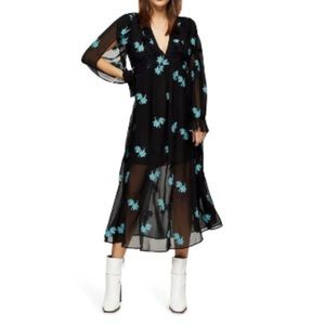 NWT Topshop Womens IDOL Midi Dress Sz 6